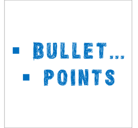 Powerpoint in style - Bullet points